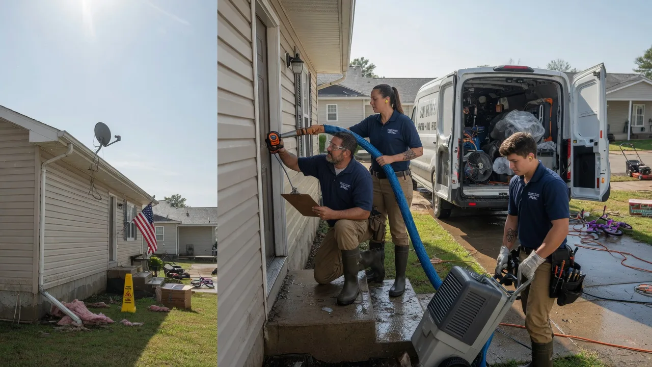 Ceiling Water Damage Restoration in Delong, IN near me